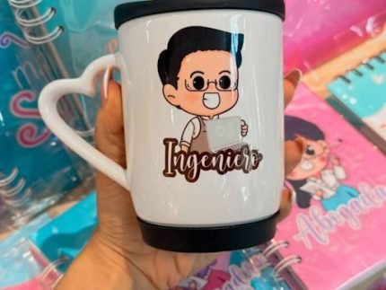 Mug con tapa para hombre
