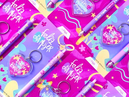 Kit mujer llavero + lapicero