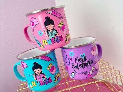 Mug peltre enfermera