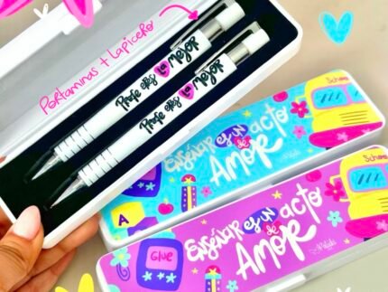 Kit portaminas + lapicero profe