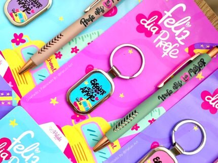 Kit metálico Lapicero + llavero