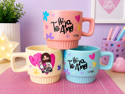 Mug ceramica "Hija te amo"