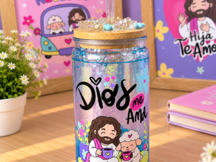 Termo Snowglobe "Me ama"